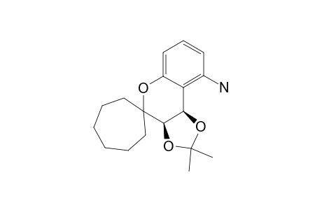 (+/-)-CIS-5-AMINO-3,4-DIHYDRO-3,4-O-(ISOPROPYLIDENE)-SPIRO-[2H-BENZO-[B]-PYRANO-2,1'-CYCLOHEPTANE]-3,4-DIOL