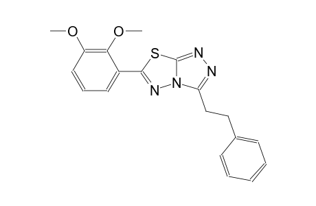 [1,2,4]triazolo[3,4-b][1,3,4]thiadiazole, 6-(2,3-dimethoxyphenyl)-3-(2-phenylethyl)-