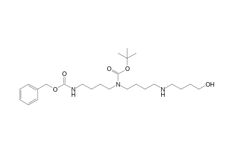 (4-{tert-Butoxycarbonyl-[4-(4-hydroxy-butylamino)-butyl]-amino}-butyl)-carbamic acid benzyl ester