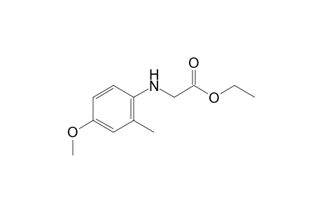 ethyl 2-(4-methoxy-2-methyl-anilino)acetate