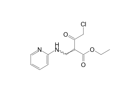 4-chloro-2-{[(2-pyridyl)amino]methylene}acetoacetic acid, ethyl ester