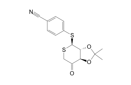 4-CYANOPHENYL-2,3-O-ISOPROPYLIDENE-1,5-DITHIO-ALPHA-L-THREO-PENTOPYRANOSIDE-4-ULOSE