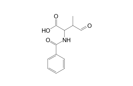 2-Benzoylamino-3-methyl-4-oxo-butyric acid