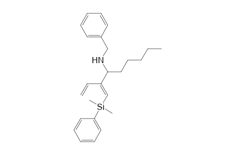 (E)-N-Benzyl-3-[(dimethylphenylsilyl)methylene]non-1-en-4-amine