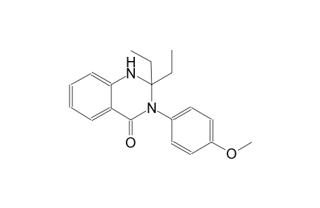 4(1H)-quinazolinone, 2,2-diethyl-2,3-dihydro-3-(4-methoxyphenyl)-