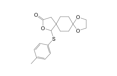 9-(p-Tolylsulfanyl)-1,4,10-trioxaspiro[4.2.4.2]tetradecan-11-one