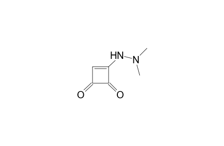 3-N,N-Dinethylhydrazino-3-cyclobuten-1,2-dione