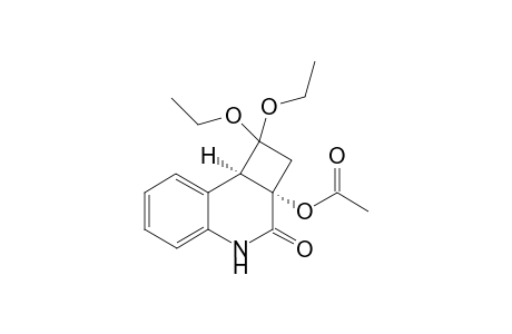 (2aS,8bR)-1,1-Diethoxy-3-oxo-1,3,4,8b-tetrahydrocyclobuta[c]quinolin-2a(2H)-yl acetate