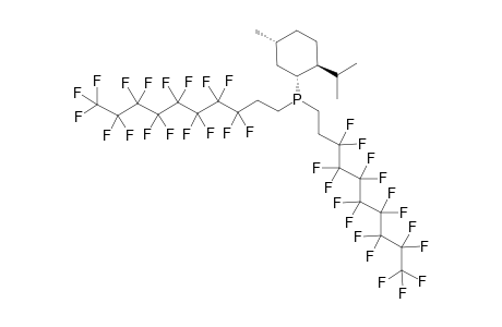 (Menthyl)bis(3,3,4,4,5,5,6,6,7,7,8,8,,9,9,,10,10,10-heptadecafluorodecyl)phosphine