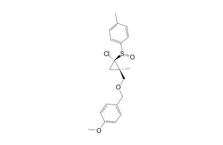 1-({[(1R*,2S*)-2-Chloro-1-methyl-2-(p-tolylsulfinyl)cyclopropyl]methoxy}methyl)-4-methoxybenzene