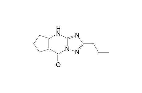 8H-cyclopenta[d][1,2,4]triazolo[1,5-a]pyrimidin-8-one, 4,5,6,7-tetrahydro-2-propyl-
