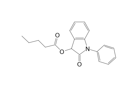 2,3-Dihydro-2-oxo-1-phenyl-1H-indol-3-yl Pentanoate