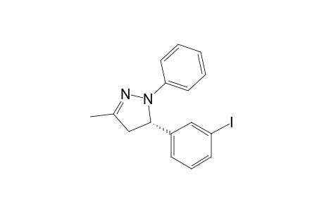 (S)-5-(3-Iodophenyl)-3-methyl-1-phenyl-4,5-dihydro-1H-pyrazole