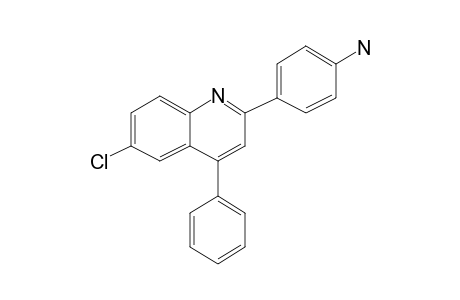 p-(6-Chloro-4-phenyl-2-quinolyl)aniline