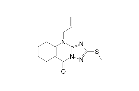 2-methylsulfanyl-4-prop-2-enyl-5,6,7,8-tetrahydro-[1,2,4]triazolo[5,1-b]quinazolin-9-one