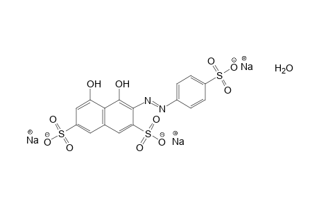 Trisodium 2-(4-sulfophenylazo)-1,8-dihydroxynaphthalene-3,6-disulfonate hydrate