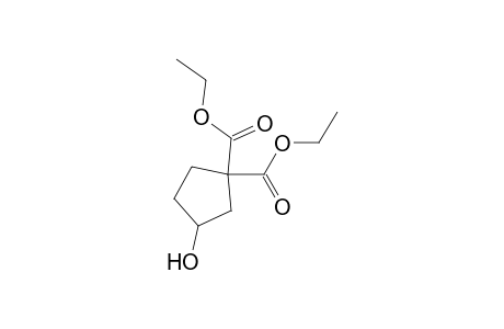 3-Hydroxycyclopentane-1,1-dicarboxylic acid diethyl ester