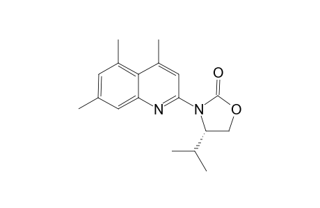 (S)-4-isopropyl-3-(4,5,7-trimethylquinolin-2-yl)oxazolidin-2-one