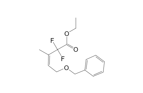 ETHYL-(Z)-5-BENZOYLOXY-2,2-DIFLUORO-3-METHYL-3-PENTENOATE