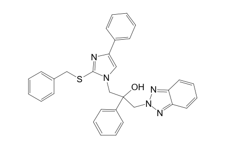 1-[2-Phenyl-2-hydroxy-3-(benzo[d][1,2,3]trizol-2-yl)propyl]-2-benzylthio-4-phenylimidazole