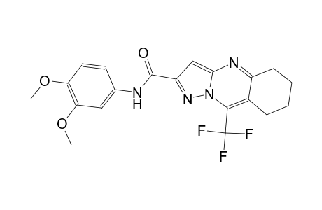 N-(3,4-dimethoxyphenyl)-9-(trifluoromethyl)-5,6,7,8-tetrahydropyrazolo[5,1-b]quinazoline-2-carboxamide