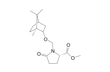 1-[endo-(1S)-[1',7',7'-Trimethylbicyclo[2.2.1]heptan-2'-oxymethyl]methyl-(S)-2-pyrrolidone-5-carboxylate