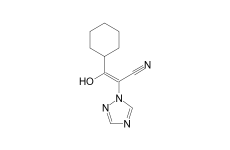 1H-1,2,4-Triazole-1-acetonitrile, alpha-(cyclohexylhydroxymethylene)-