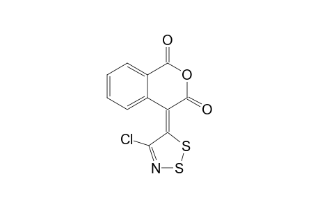 4-(4-Chloro-5H-1,2,3-dithiazol-5-ylidene)-1H-2-benzopyran-1,3-dione