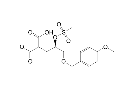 Propanedioic acid, 3-[(4-methoxyphenyl)methoxy]-2-[(methylsulfonyl)oxy]propyl methyl ester, (R)-