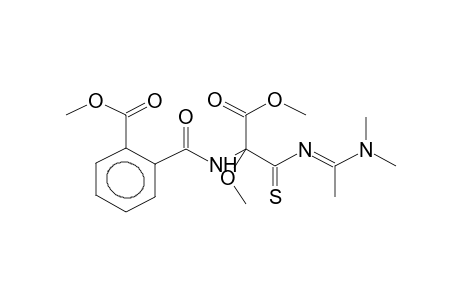 2-[1-(ORTHO-METHOXYCARBONYLBENZAMIDO)-1-METHOXY-1-METHOXYCARBONYLMETHYL]-4-DIMETHYLAMINO-4-METHYL-1-THIA-3-AZABUTADIENE-1,3