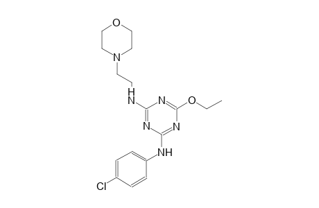 1,3,5-triazine-2,4-diamine, N~2~-(4-chlorophenyl)-6-ethoxy-N~4~-[2-(4-morpholinyl)ethyl]-