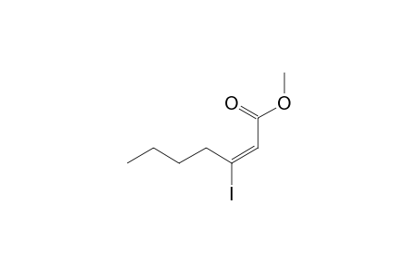 (E)-3-iodo-2-heptenoic acid methyl ester