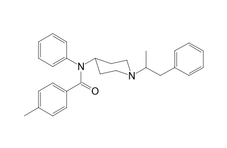 N-Phenyl-N-[1-(1-phenylpropan-2-yl)piperidin-4-yl]-4-methylbenzamide