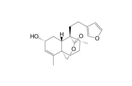 2-Hydroxy-5,8-(carbonyloxymethano)cajucarin A