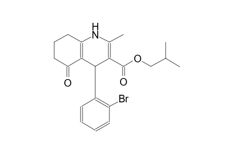 3-quinolinecarboxylic acid, 4-(2-bromophenyl)-1,4,5,6,7,8-hexahydro-2-methyl-5-oxo-, 2-methylpropyl ester
