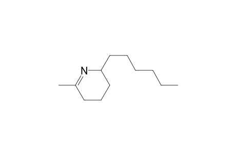 2-Hexyl-6-methyl-2,3,4,5-tetrahydropyridine