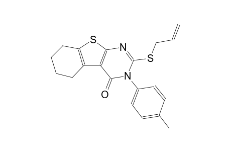 2-(allylsulfanyl)-3-(4-methylphenyl)-5,6,7,8-tetrahydro[1]benzothieno[2,3-d]pyrimidin-4(3H)-one