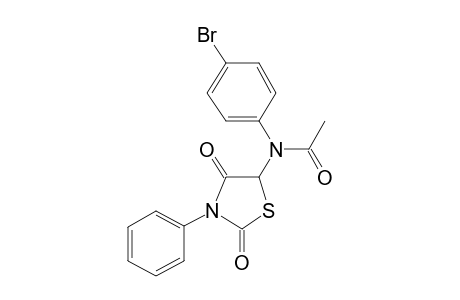 Acetamide, N-(4-bromophenyl)-N-(2,4-dioxo-3-phenyl-5-thiazolidinyl)-