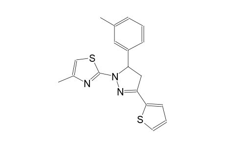 thiazole, 2-[4,5-dihydro-5-(3-methylphenyl)-3-(2-thienyl)-1H-pyrazol-1-yl]-4-methyl-