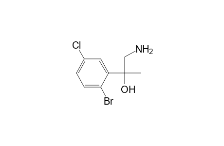 1-Amino-2-(2-bromo-5-chlorophenyl)-2-propanol