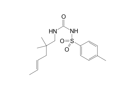 N-(((4E)-2,2-Dimethylhex-4-en-1-yl)aminocarbonyl)-4-methylbenzenesulfonamide