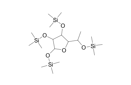 .alpha.-L-Galactofuranose, 6-deoxy-1,2,3,5-tetrakis-O-(trimethylsilyl)-