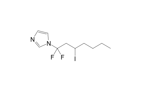 1-(1,1-Difluoro-3-iodoheptyl)-1H-imidazole