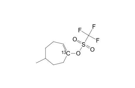 5-Methylcyclohept-1-enyl triflate