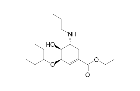 Ethyl (3R,4S,5R)-3-(1-Ethylpropoxy)-4-hydroxy-5-N-propylamino-1-cyclohexene-1-carboxylate