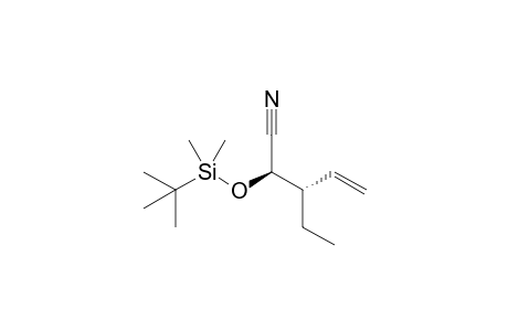 (2R,3S)-2-tert-Butyldimethylsiloxy-3-ethylpent-4-enenitrile