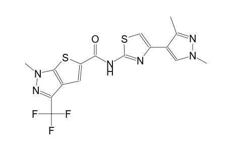 1H-thieno[2,3-c]pyrazole-5-carboxamide, N-[4-(1,3-dimethyl-1H-pyrazol-4-yl)-2-thiazolyl]-1-methyl-3-(trifluoromethyl)-