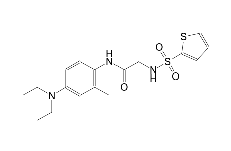acetamide, N-[4-(diethylamino)-2-methylphenyl]-2-[(2-thienylsulfonyl)amino]-