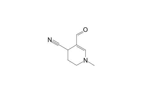3-formyl-1-methyl-5,6-dihydro-4H-pyridine-4-carbonitrile