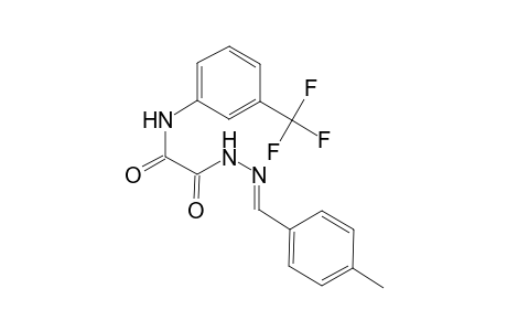 Oxalic acid, monoamide monohydrazide, N-(3-trifluorophenyl)-N''-(4-methylbenzylideno)-